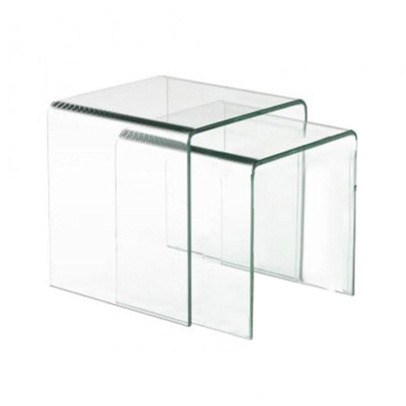 Acrylic Transparent Side Table (Set of 2)