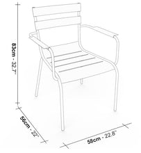 Φόρτωση εικόνας στο εργαλείο προβολής Συλλογής, Rivoli Outdoor Chair Set of 2
