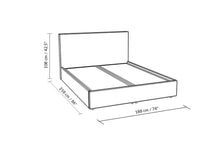 Φόρτωση εικόνας στο εργαλείο προβολής Συλλογής, Upholstered Bed Frame with Storage (King)

